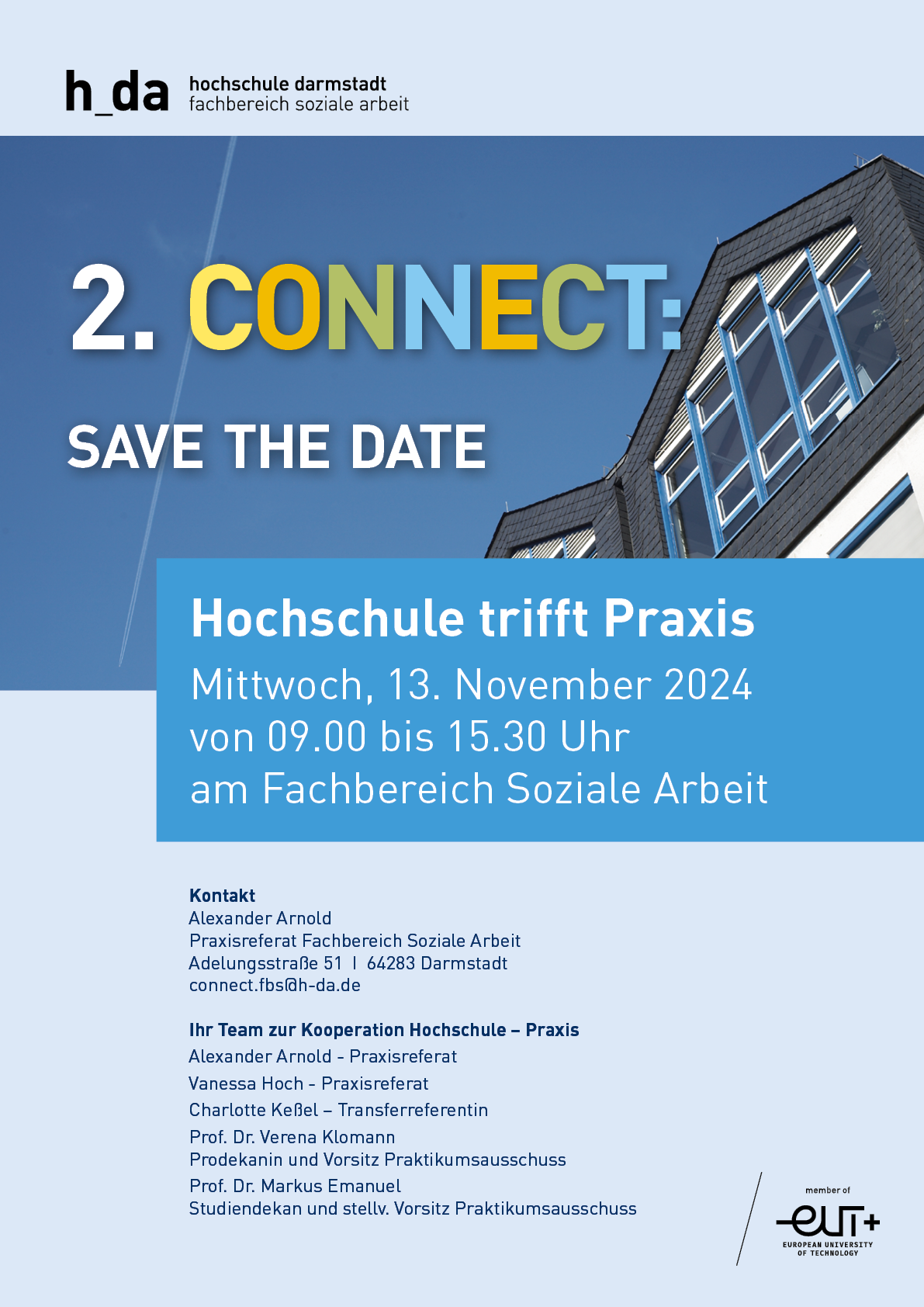 2. Connect – Save the Date Poster, transcription hinter dem Link