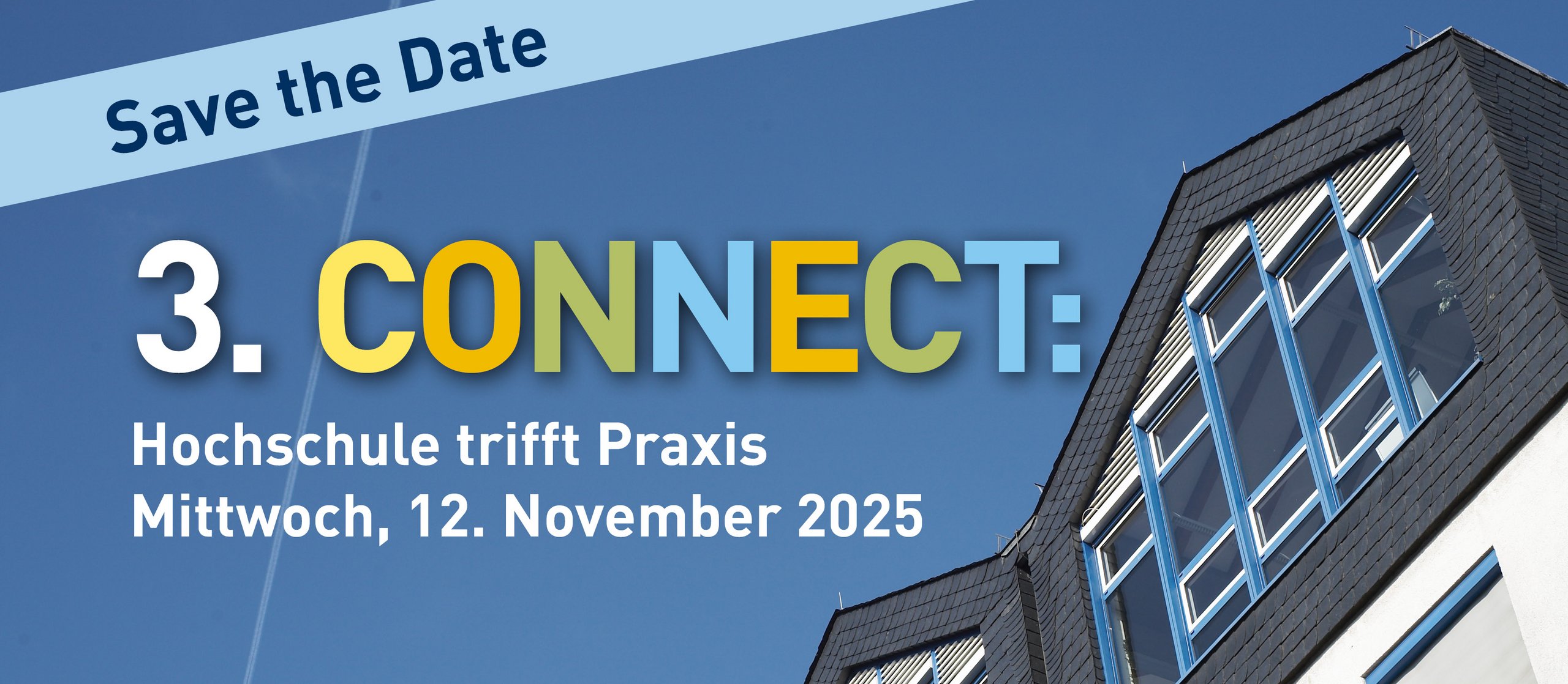 Save the Date:3. CONNECT (Hochschule trifft Praxis) am Mittwoch den 12. November 2025